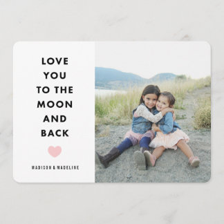 To the Moon | Valentine's Day Photo Card