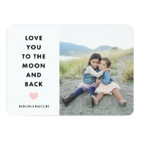 To the Moon | Valentine's Day Photo Card