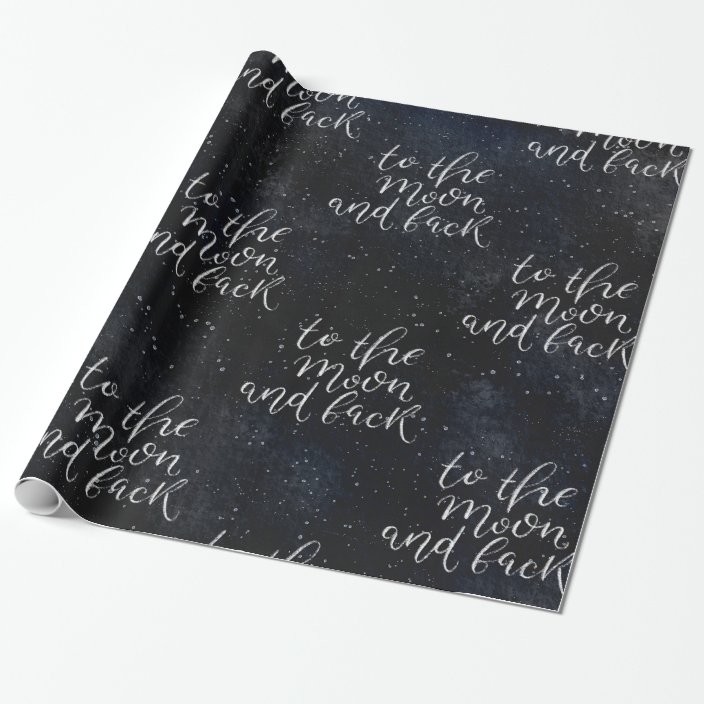 To the Moon Wrapping Paper | Zazzle.com