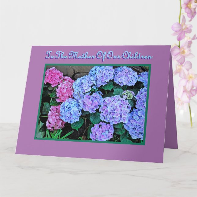 TO THE MOTHER OF OUR CHILDREN/HAPPY MOTHER'S DAY CARD (Orchid)