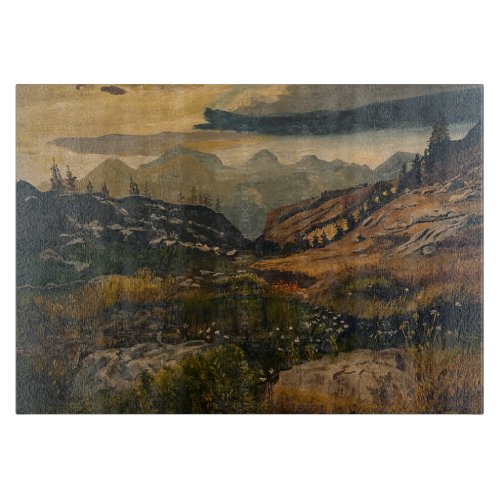 To The Mountains Original by Gary Poling Cutting Board