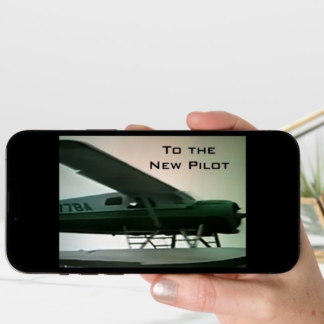 TO THE "NEW PILOT" CONGRATULATIONS CARD (Front Digital)