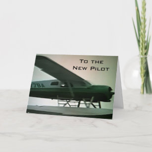 TO THE "NEW PILOT" CONGRATULATIONS CARD