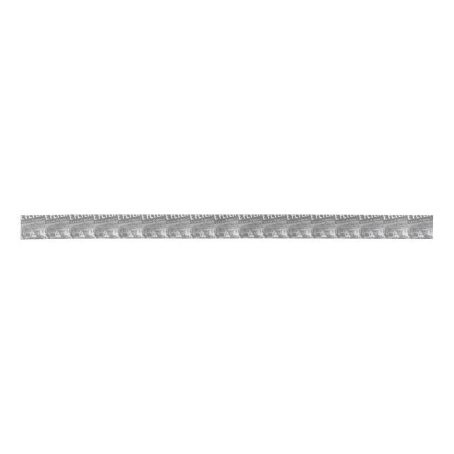 To the Newspaper Satin Ribbon (Front)