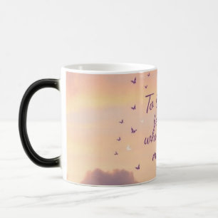 To the One Who Gives Me Wings – Pastel Sunset Butt Color Morph Mug
