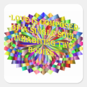 To the Patient Heart Square Sticker