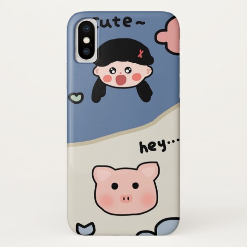  To the picture diy couple pattern custom phone ca iPhone X Case