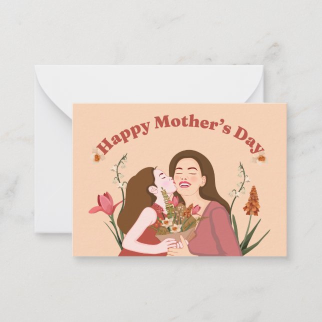 To the Queen of Our Hearts Note Card (Front)