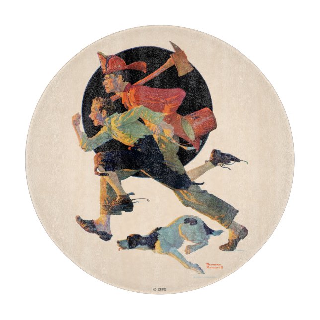 To the Rescue Cutting Board (Front)