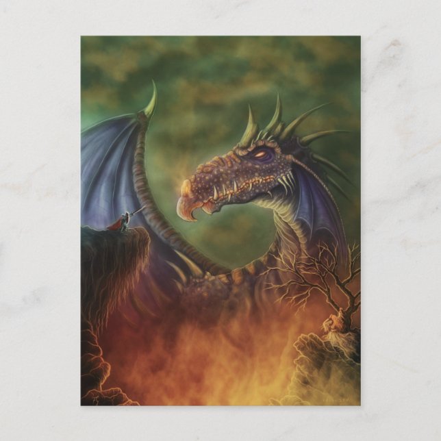 to the rescue! fantasy art postcard (Front)