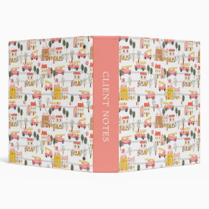 To the Rescue - Firefighters in action Fire Truck 3 Ring Binder