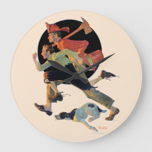 To the Rescue Large Clock