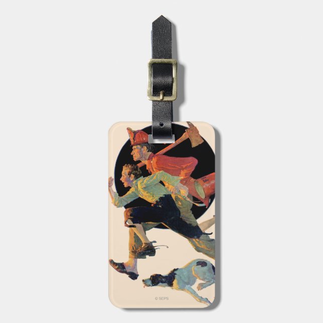 To the Rescue Luggage Tag (Front Vertical)