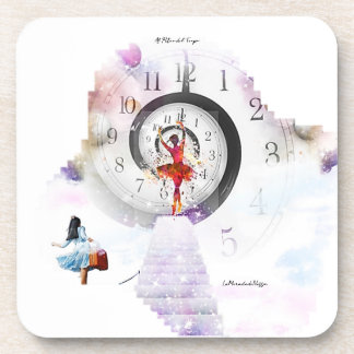 To the Rhythm of Time Beverage Coaster