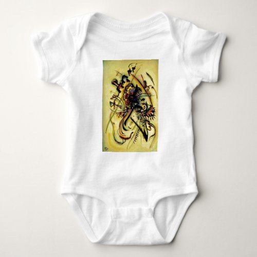 To the Unknown Voice by Kandinsky Baby Bodysuit
