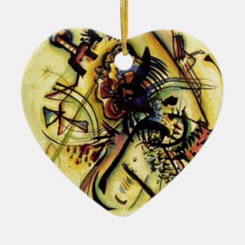 To the Unknown Voice by Kandinsky Ceramic Ornament