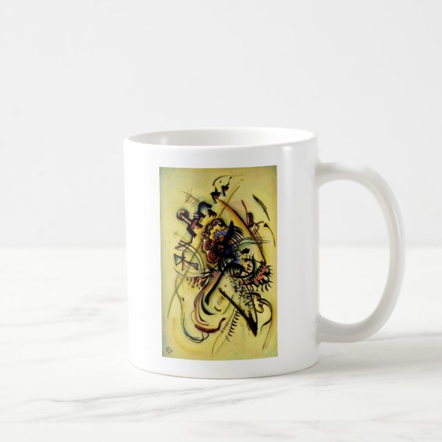 To the Unknown Voice by Kandinsky Coffee Mug (Right)