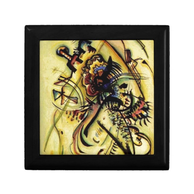 To the Unknown Voice by Kandinsky Jewelry Box (Front)