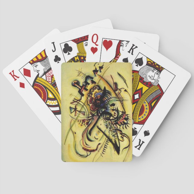 To the Unknown Voice by Kandinsky Poker Cards (Back)