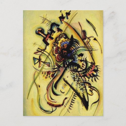 To the Unknown Voice by Kandinsky Postcard