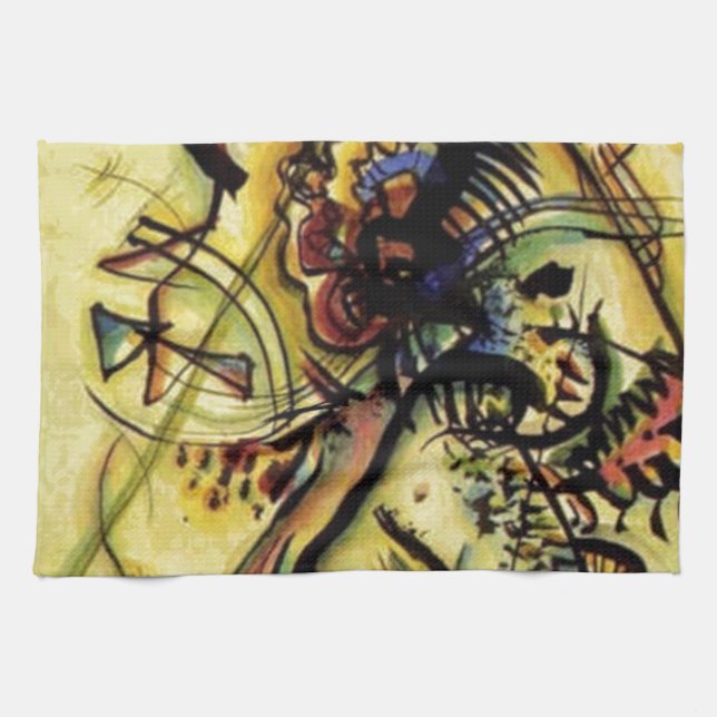 To the Unknown Voice by Kandinsky Towel (Horizontal)