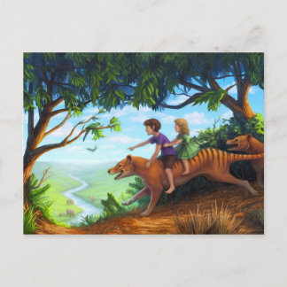 To the valley of megafauna postcard