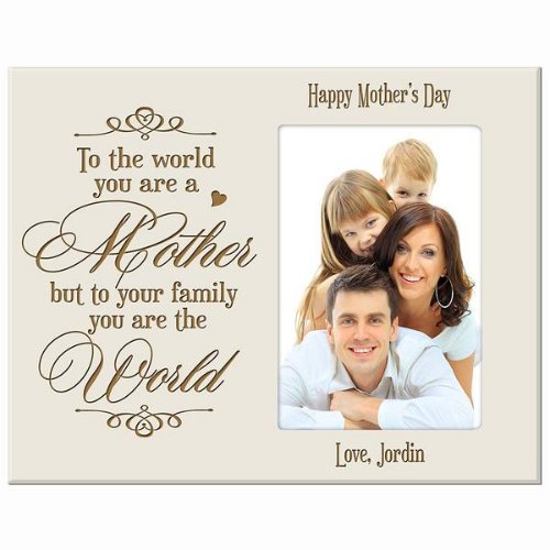 To The World You Are Ivory Wooden Picture Frame