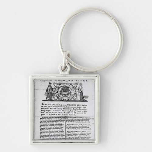 To the Worshipful Company of Frame_Work_Knitters Keychain