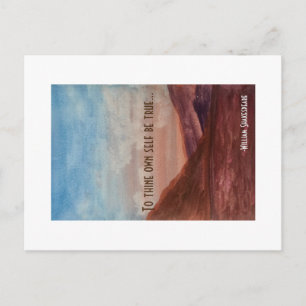To Thine Own Self Be True Postcard