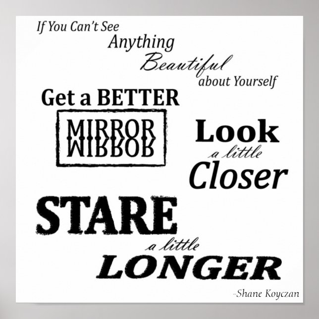 To This Day quote Poster (Front)