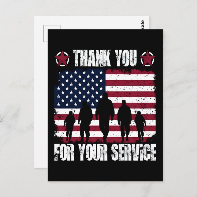 To Those Who Served: Thank You 2025 Postcard (Front/Back)
