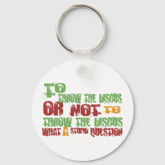 To Throw the Discus Keychain
