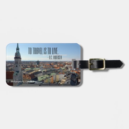 To Travel Luggage Tag
