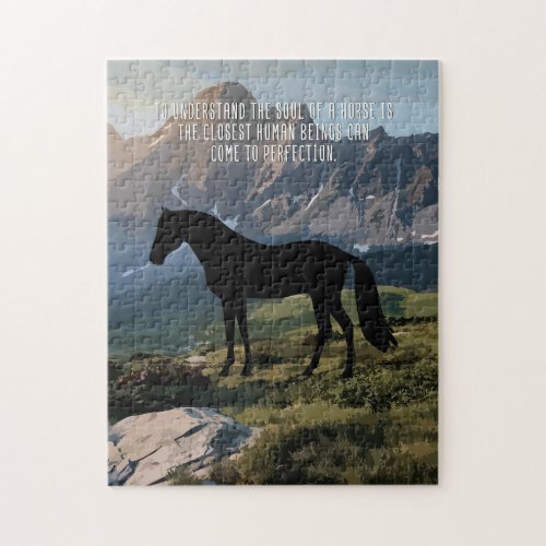 To Understand The Soul Of A Horse Jigsaw Puzzle