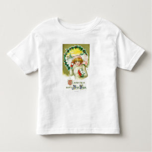 To Wish you a Happy New Year Snowball Fight Toddler T-shirt