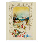 To Wish You A Merry Christmas Big Greeting Card (Front)