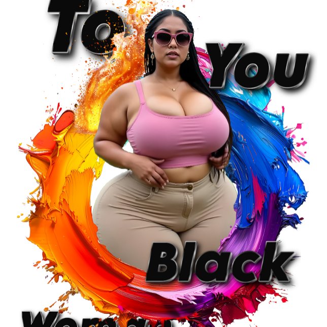 To You, Black Woman Sticker (Creator Uploaded)