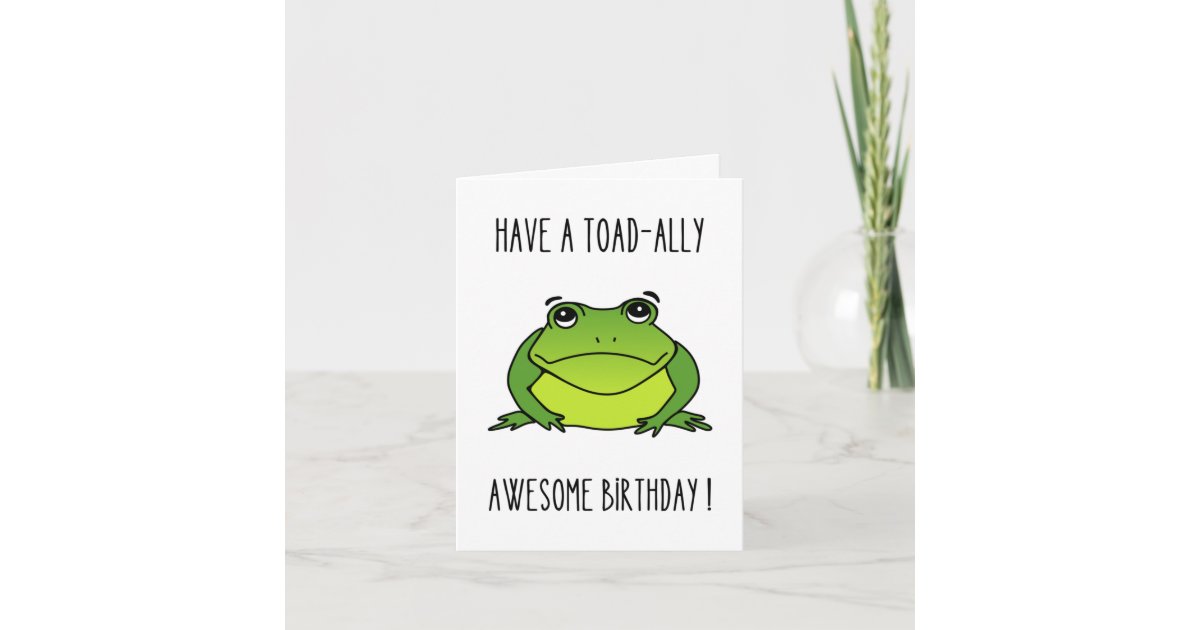 Cute Frog Greeting Card: The Perfect Gift For Family, Friends And