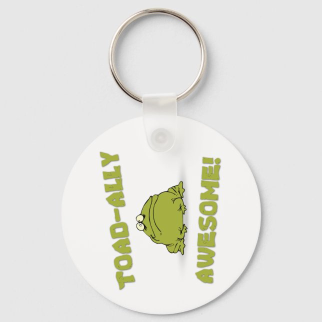 Toad-ally Awesome Keychain (Front)