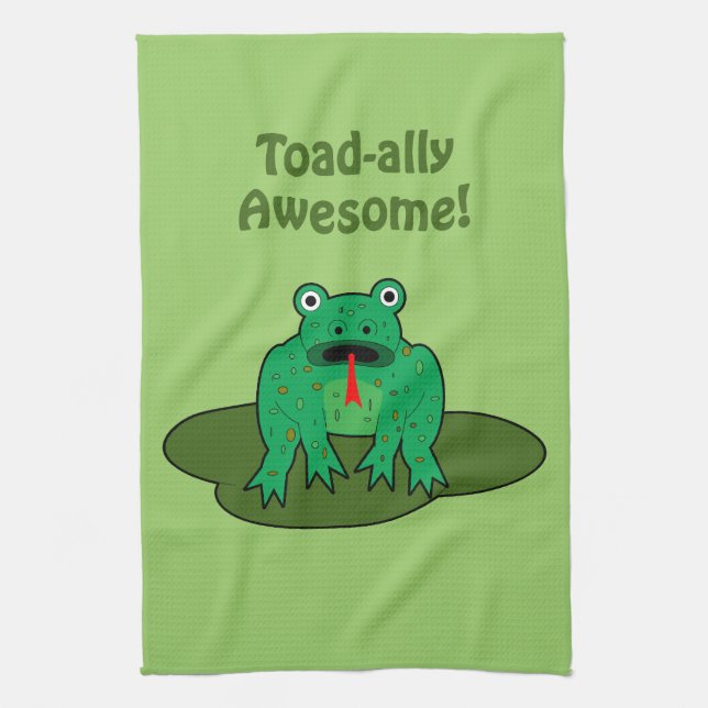 Toad-ally Awesome Towel (Vertical)