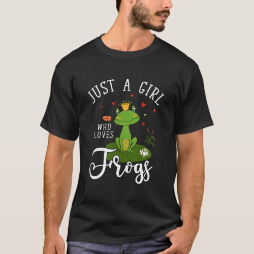 Toad Animal Lover Women Girls Kids Gift Frog T_Shirt