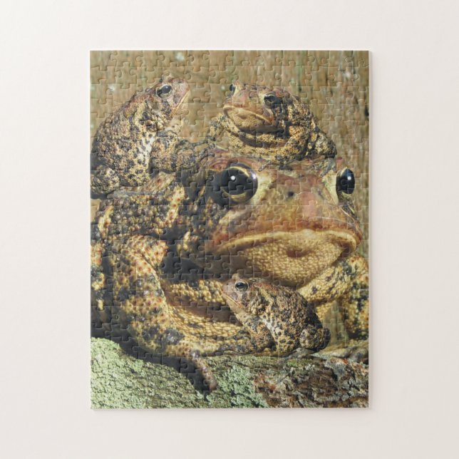 Toad Family Jigsaw Puzzle (Vertical)