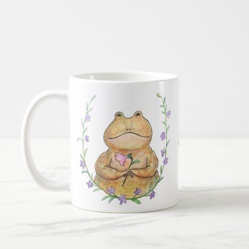 Toad Frog Goblincore Strange Weird Custom Name Coffee Mug