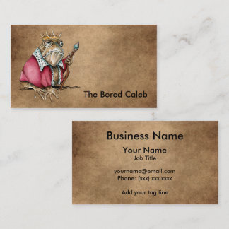 Toad King Business Card
