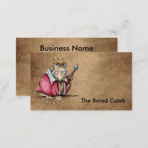 Toad King Business Card