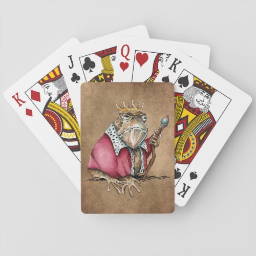 Toad King  Poker Cards