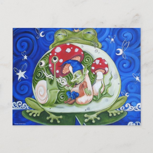 toad king, postcard (Front)