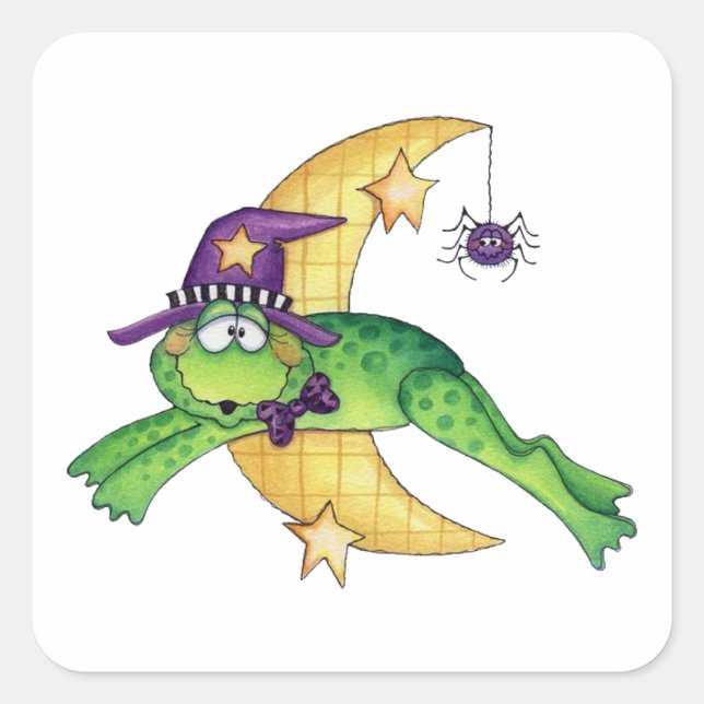 Toad Square Sticker (Front)
