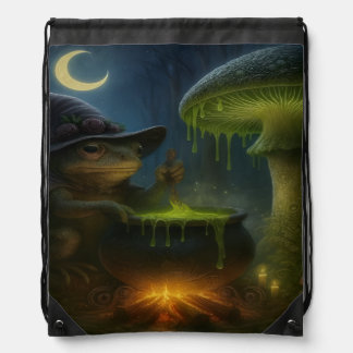 Toad Stool Drawstring Bag