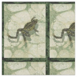 Toad Swinning in the Water Fabric